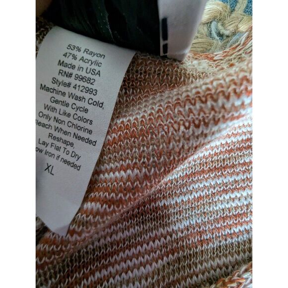 Pink Gray L/S Knit Tunic L Vneck Bohemian Fairy Grunge Ethereal Romantic Whimsy - Picture 4 of 7